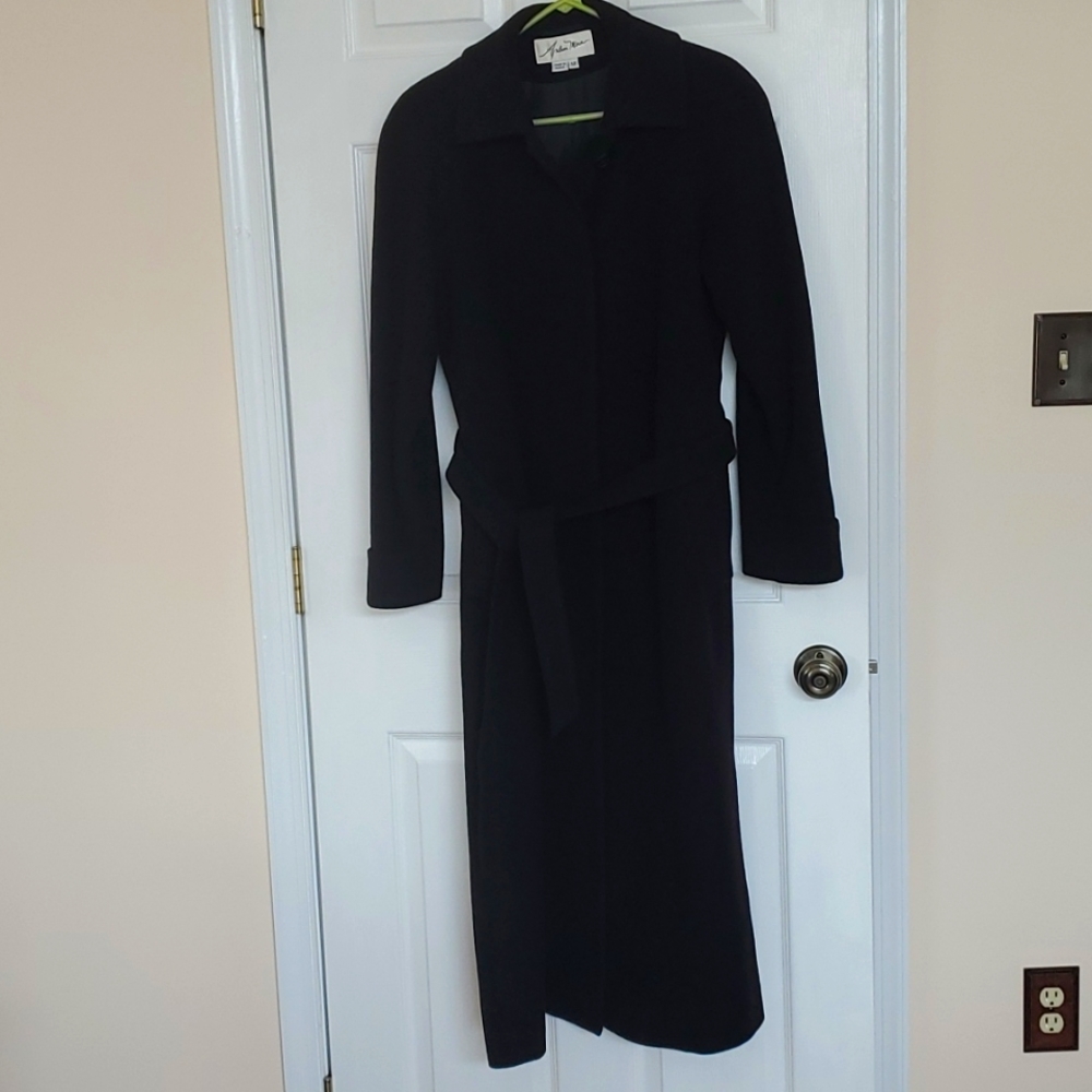 Vintage Andrea Marin wool blend maxi coat